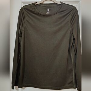 Ideology Olive Green Athletic Long Sleeve Top Women’s XL